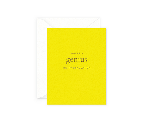 Genius Graduation Card