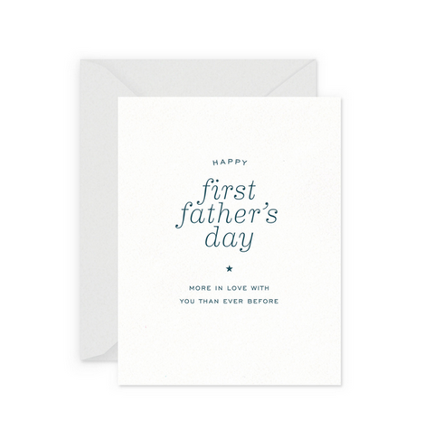 First Father's Day Card