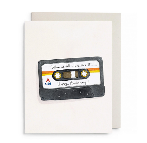 Anniversary Mix Tape Card