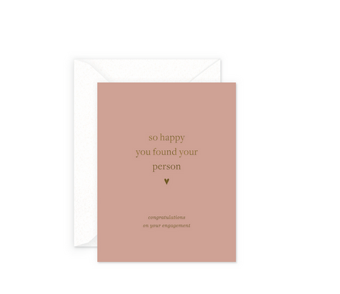 Your Person - Engagement Card