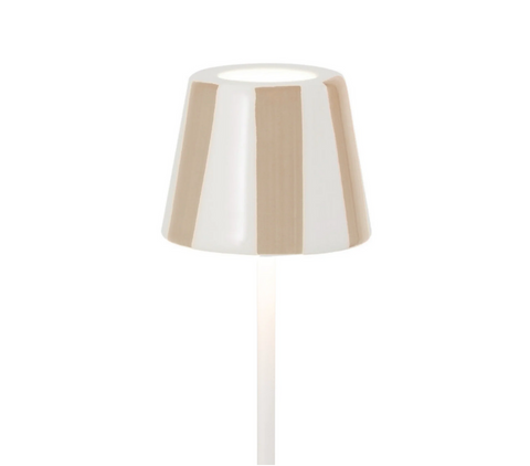 Micro Lido Stripe Ceramic Shade