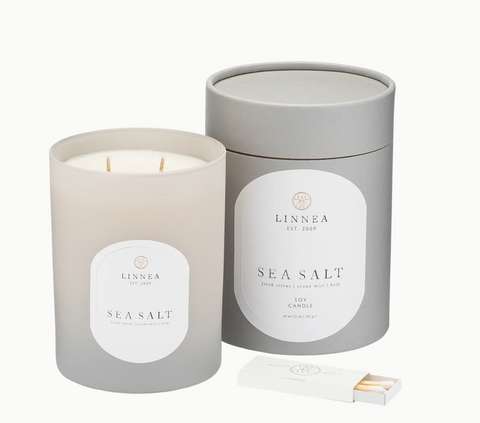 Sea Salt Double Wick Candle