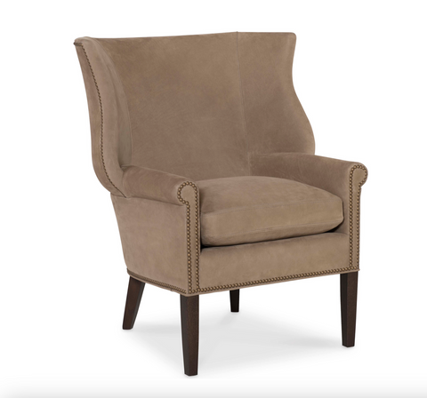 Velvet & Leather Chair