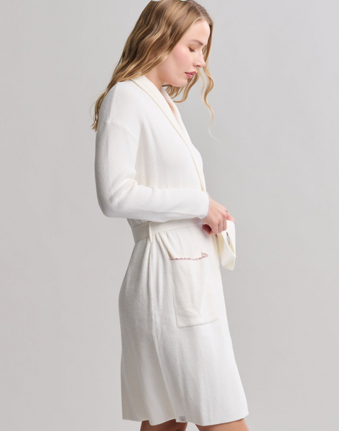 CCUL Scallop Ribbed Robe