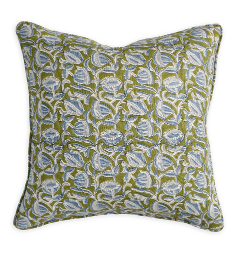Marbella Moss Azure - 20" x 20"