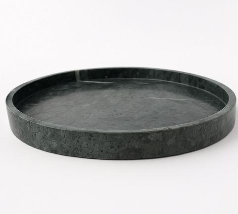 Round Green Tray