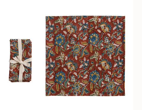 Cotton & Linen Napkins S/4