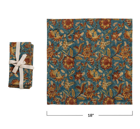 Cotton & Linen Napkins S/4