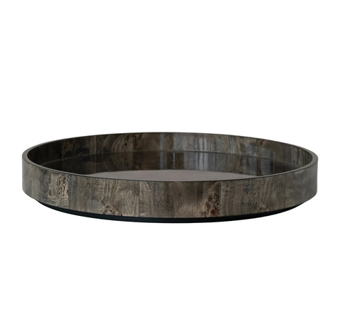 Burl Wood Lazy Susan