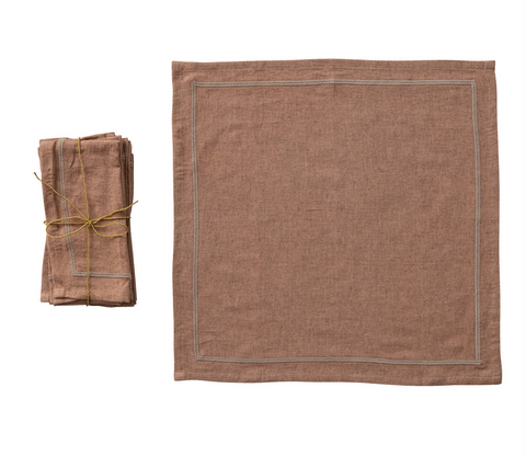 Linen Blend Napkins S/4