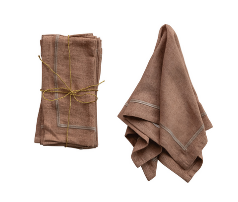 Linen Blend Napkins S/4