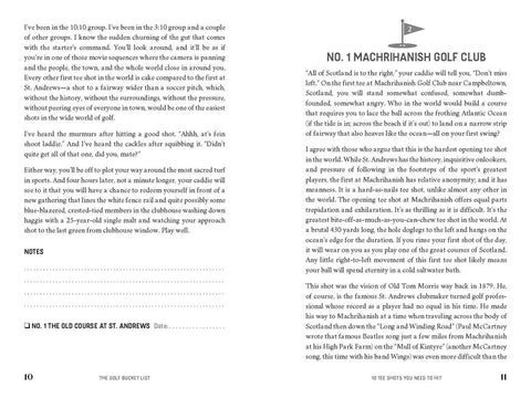 Golf Bucket List by Jeffrey Thoreson