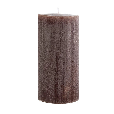 Pleated Pillar Candle