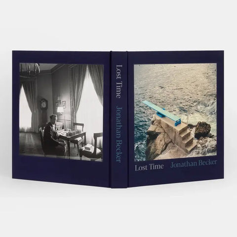 Book titled 'Lost Time' by Jonathan Becker with two images on the cover.