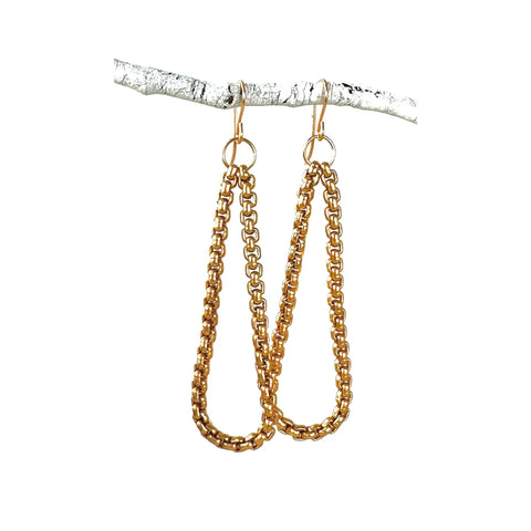 Venetian Chain Drop Earrings