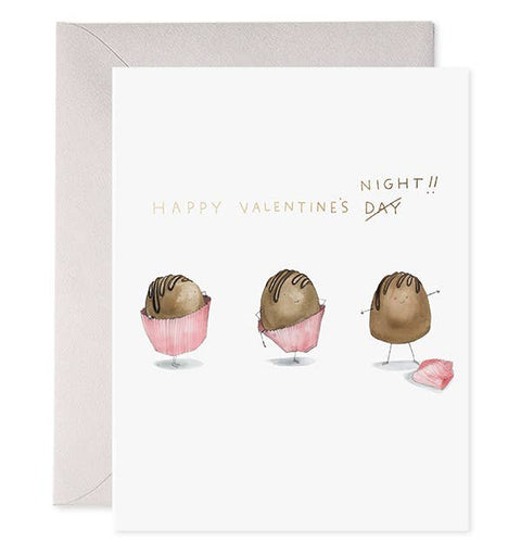 Chocolate Striptease | Valentine's Day Greeting Card