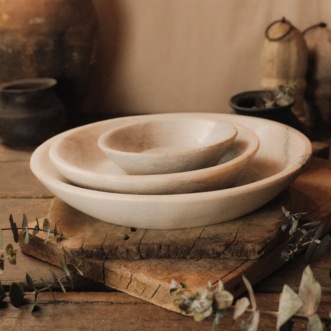 Round Marble Bowl
