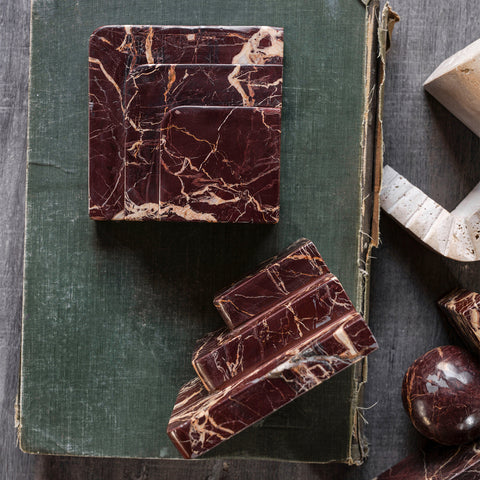 Rosso Levanto Bookends