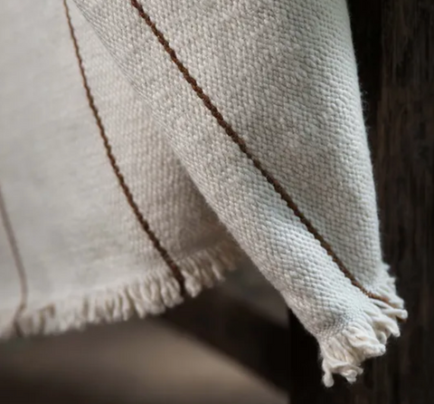 Hand Loomed Cotton Throw
