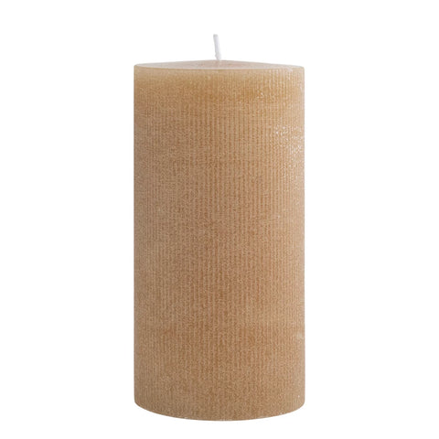 Pleated Pillar Candle