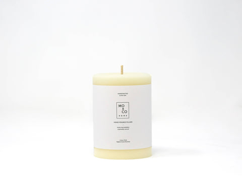 Natural White | 100% Beeswax Pillar Candle