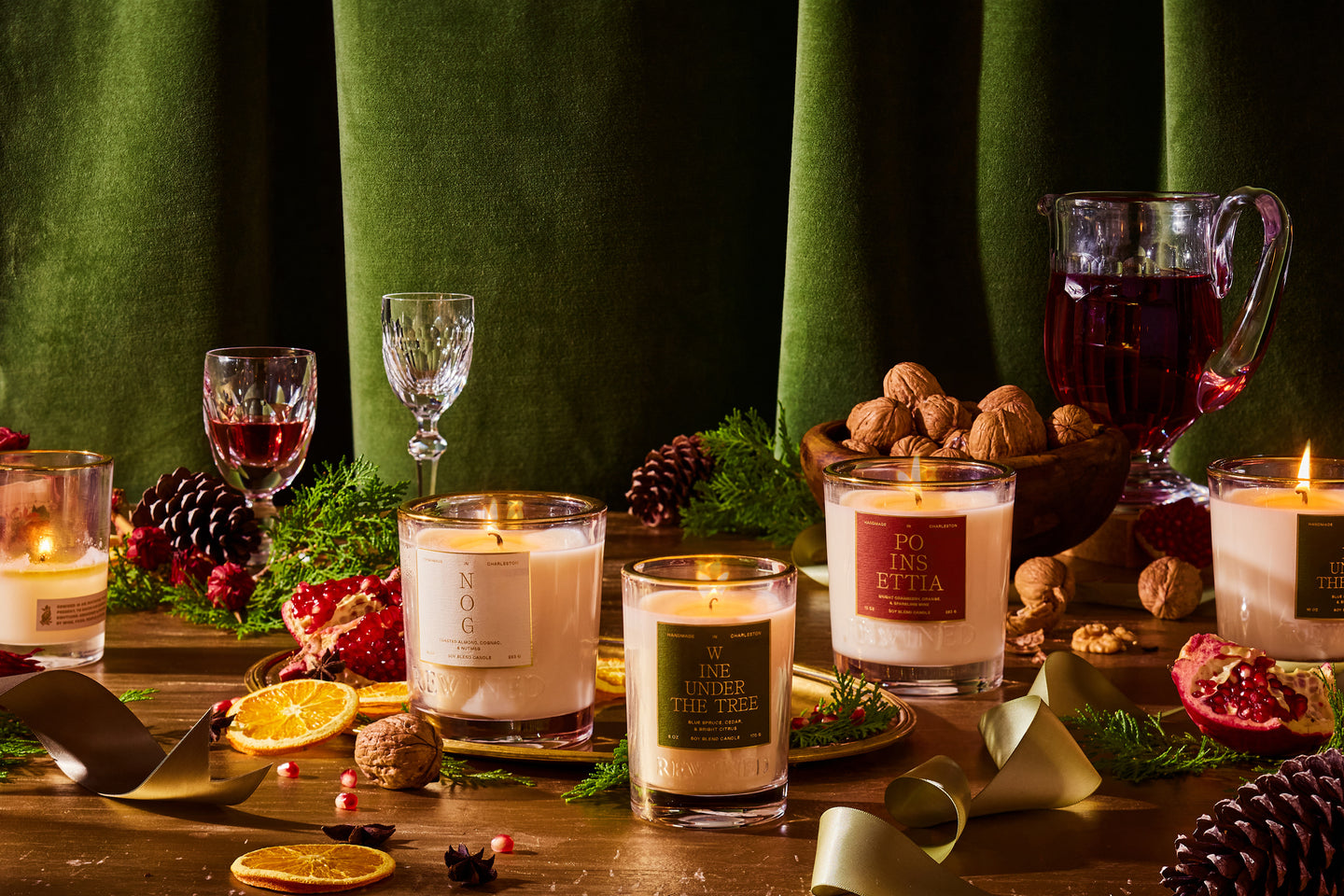 Wine Under the Tree Candle