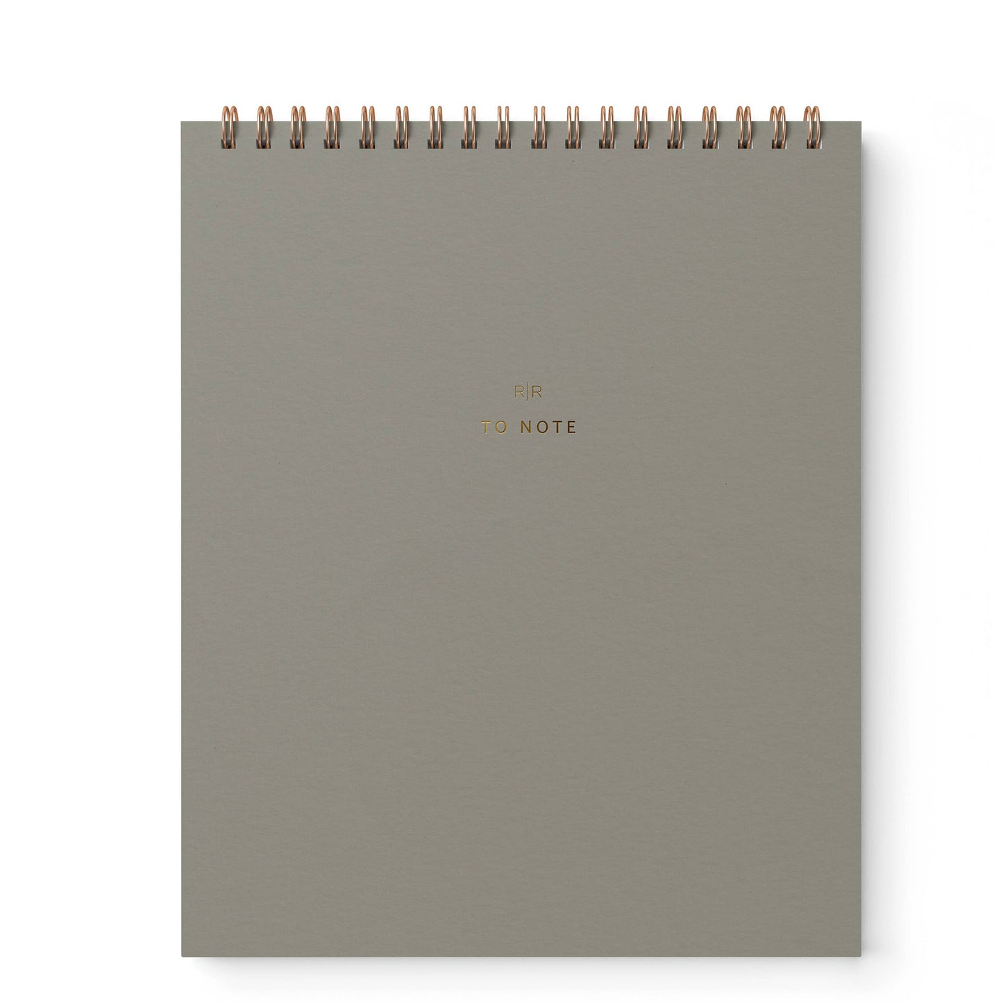 To Note Lined Notebook | 6 Colors: Charcoal