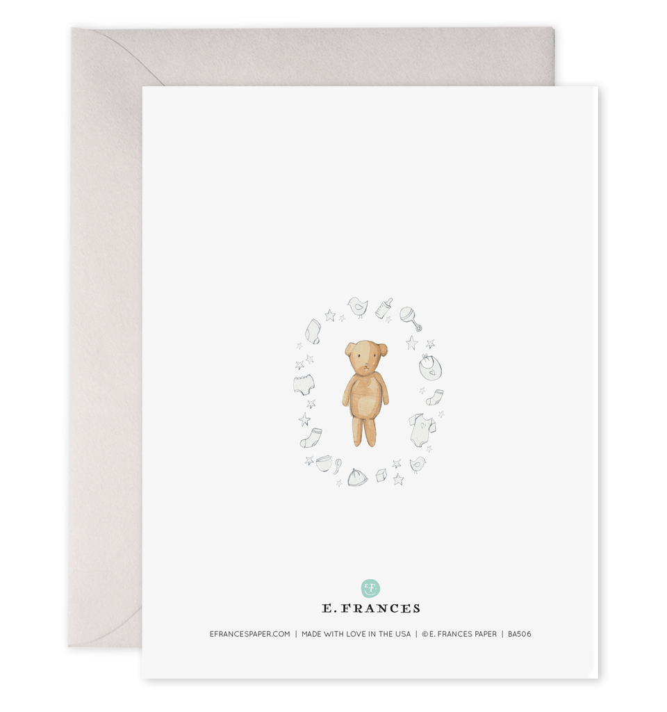 Baby Dear | New Baby Shower Greeting Card: 4.25 X 5.5 INCHES