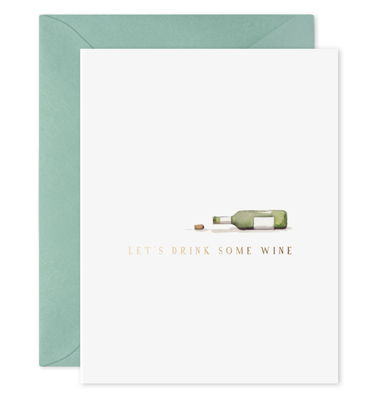 Drink Wine Greeting Card