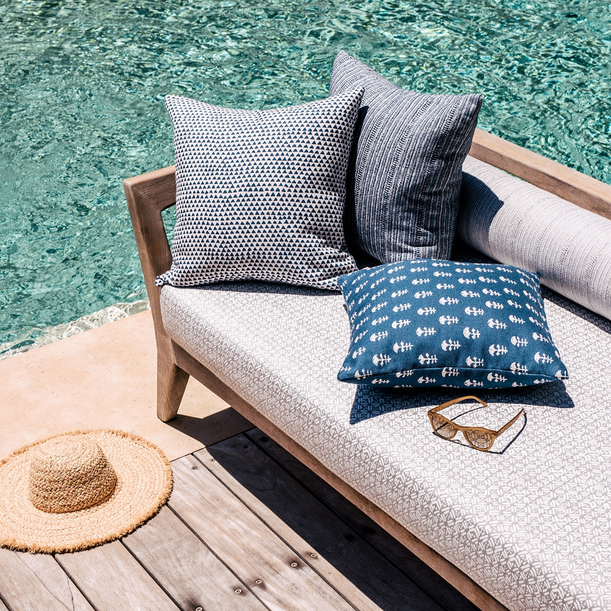 Saqqara Atlantic Outdoor cushion 55x55cm