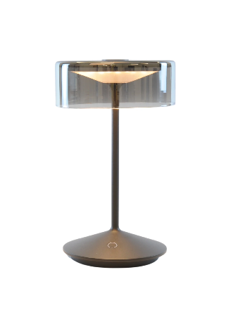 Crystal Grey Cordless Lamp