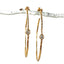 Single Cubic Zirconia hoops