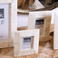 4x4” White Bone Picture Frame