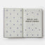 Open book with a patterned cover titled 'Bread and Bread Dishes' on a white background