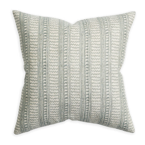 Kampala Celadon linen cushion 50x50cm