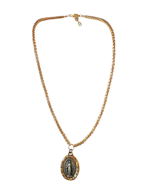 Virgin Mary Pendant Necklace