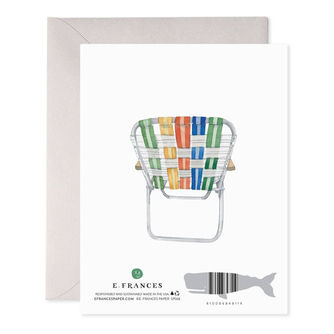 Lawn Chair Dad Father’s Day Greeting Card