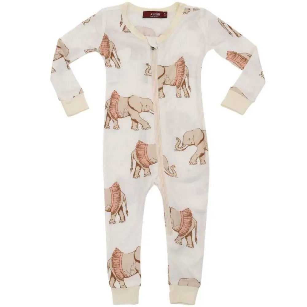 Bamboo Zipper Pajama