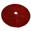 Velvet Tree Skirt - Red