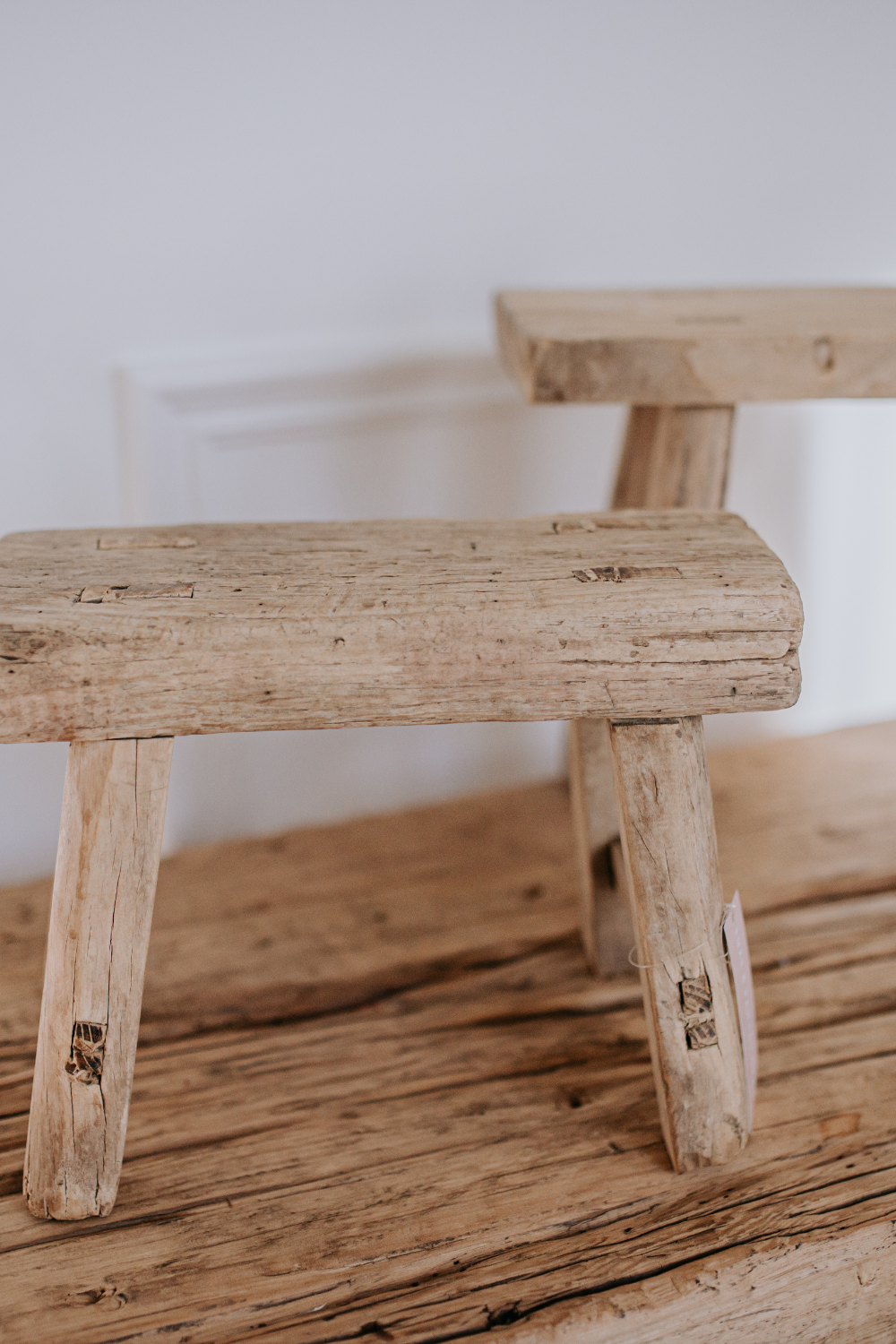 Vintage Small Wooden Stool