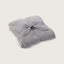 Barefoot Dreams CozyChic Lite ribbed throw blanket pewter