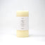 Natural White | 100% Beeswax Pillar Candle