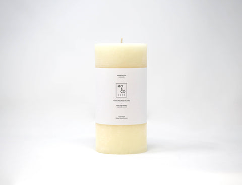 Natural White | 100% Beeswax Pillar Candle