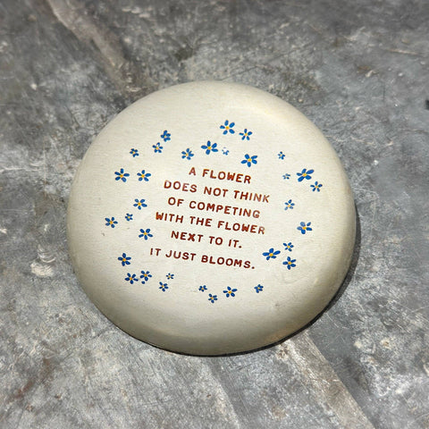 A Flower Just Blooms Paperweight