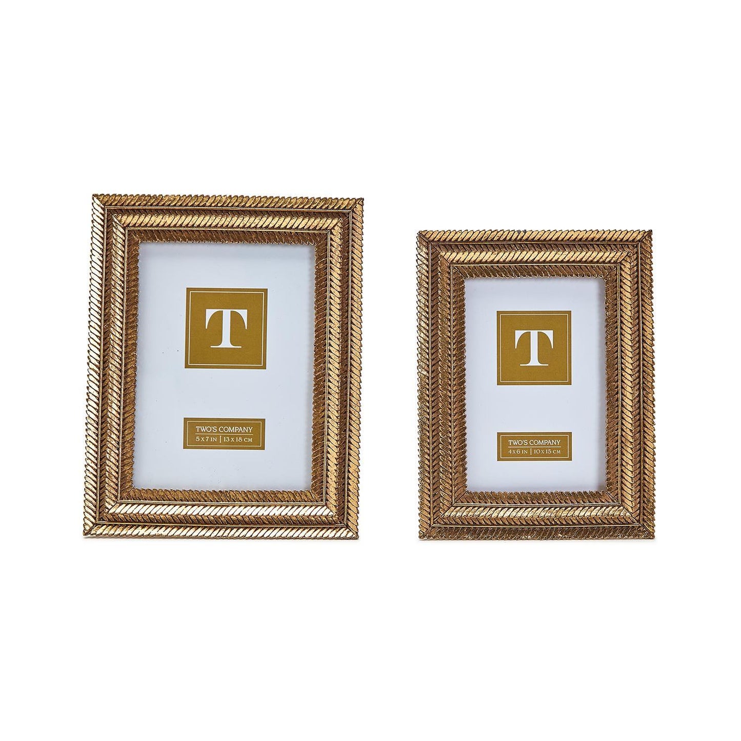 Gold Fern Frame