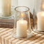 Gabriel Hurricane - Tapered Clear Glass Candle Holder