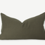 Dark Olive Pillow - 14x20
