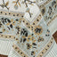 Silver Floral Tablecloth