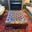 Leather Ottoman