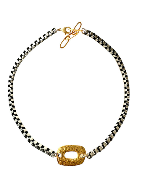 Box Chain Link Necklace